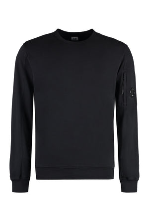 Cotton crew-neck sweatshirt-0